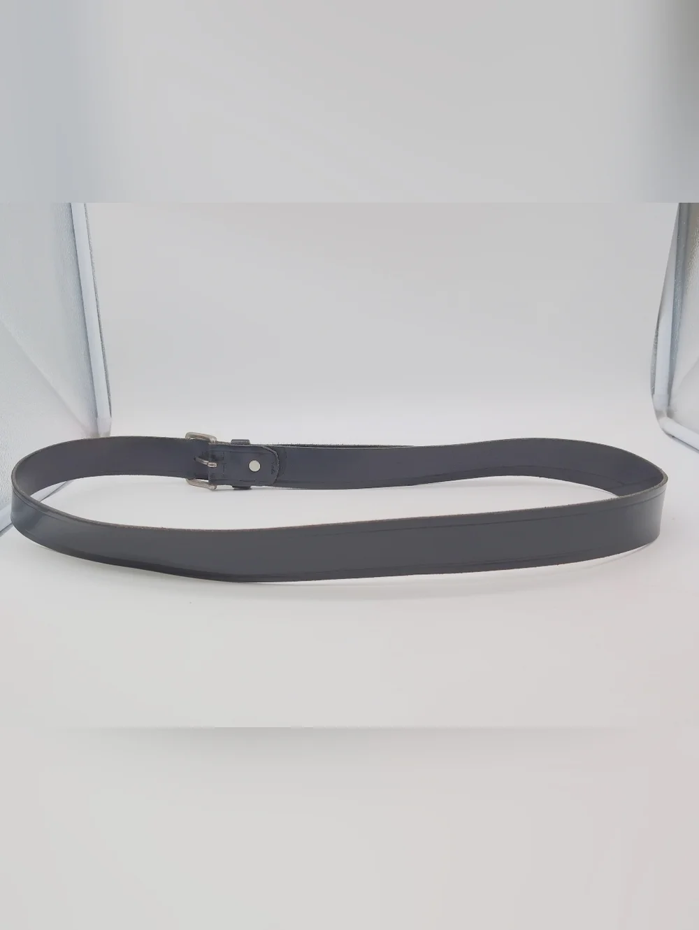 Wrangler Jeans Sz 50 - 52 Classic Black Leather Men’s Belt - Casual & Formal